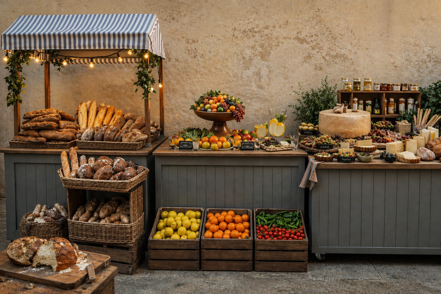 Uppbyggd matmiljö och kreativ catering för event, La Table Stockholm